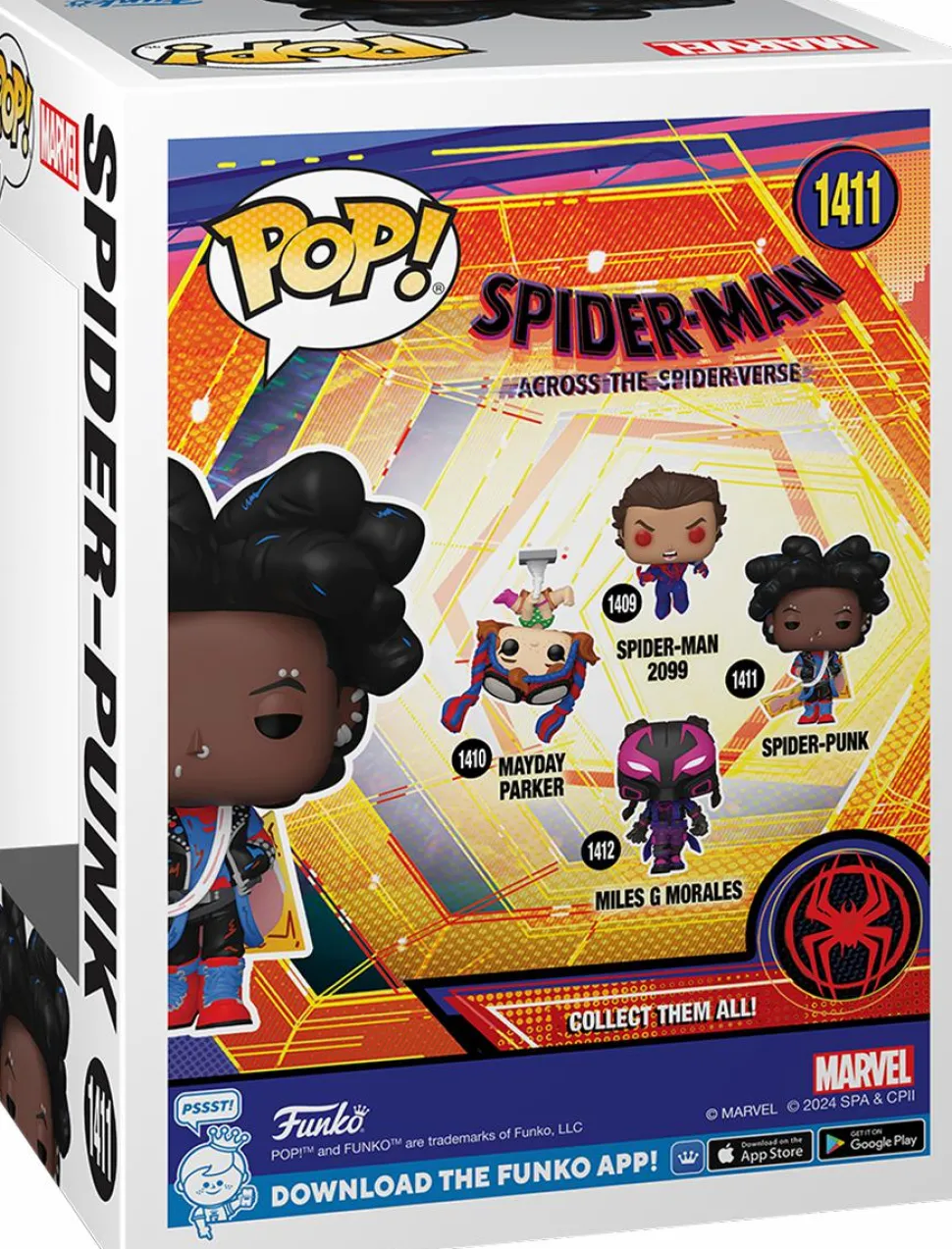 Spider-Man: Across the Spider-Verse - Spider-Punk (Unmasked) Pop! Vinyl Figure