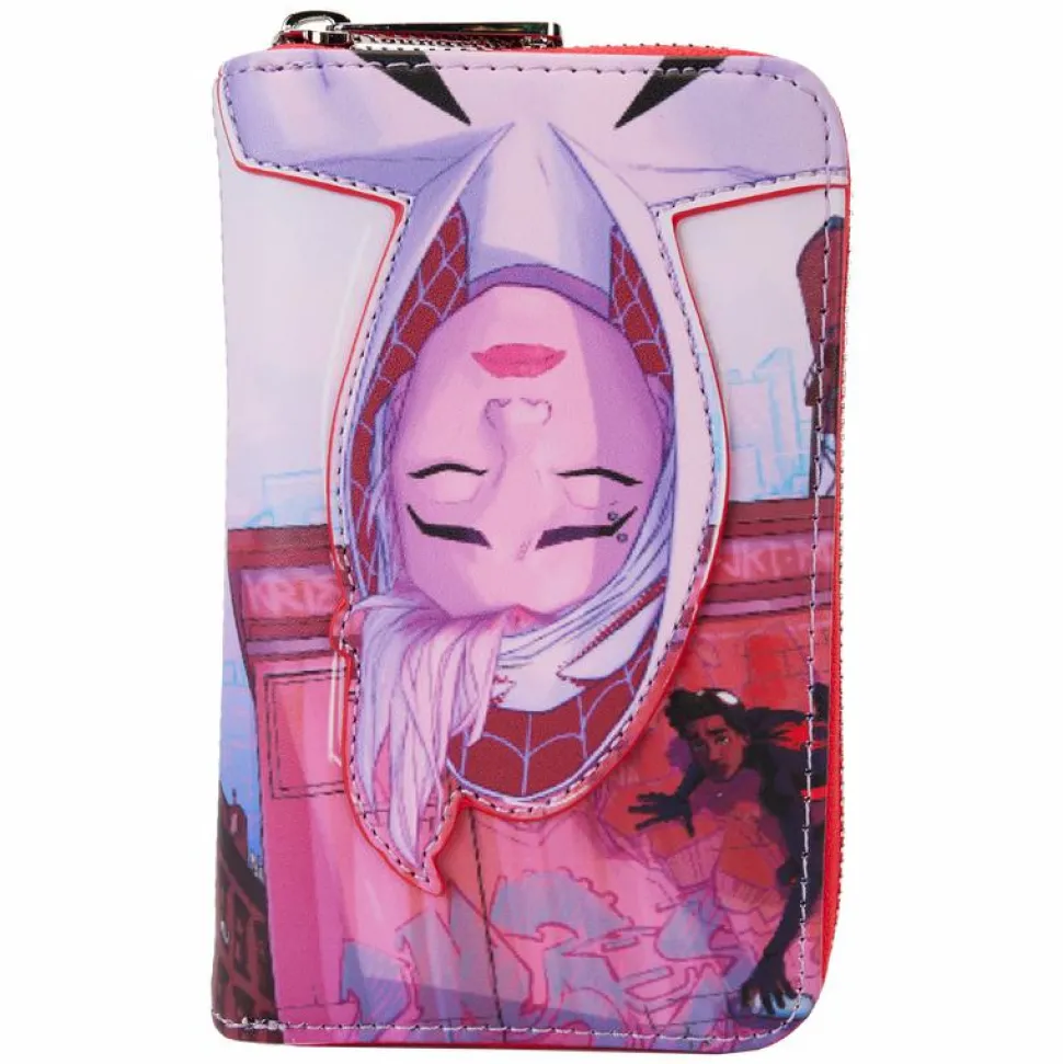 Spider-Man: Across the Spider-Verse (2023) - Spider-Gwen 4" Faux Leather Zip-Around Wallet
