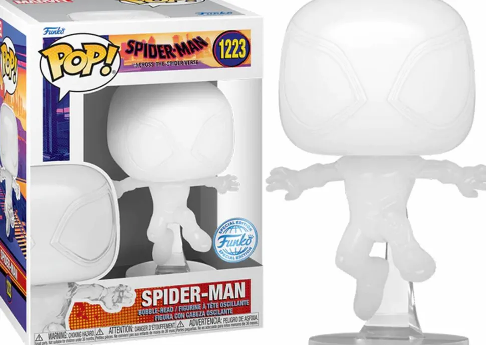 Spider-Man: Across the Spider-Verse (2023) - Miles Morales as Spider-Man (Transparent) Pop! Vinyl Figure