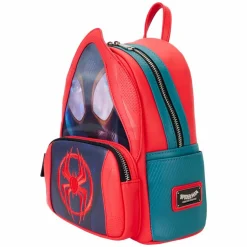 Spider-Man: Across the Spider-Verse (2023) - Miles Hoodie Cosplay Lenticular 10" Faux Leather Mini Backpack