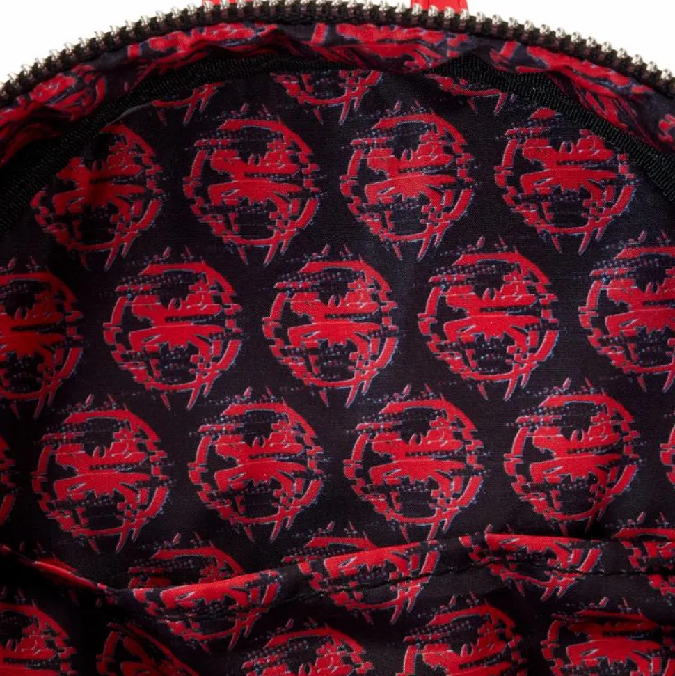 Spider-Man: Across the Spider-Verse (2023) - Miles Hoodie Cosplay Lenticular 10" Faux Leather Mini Backpack