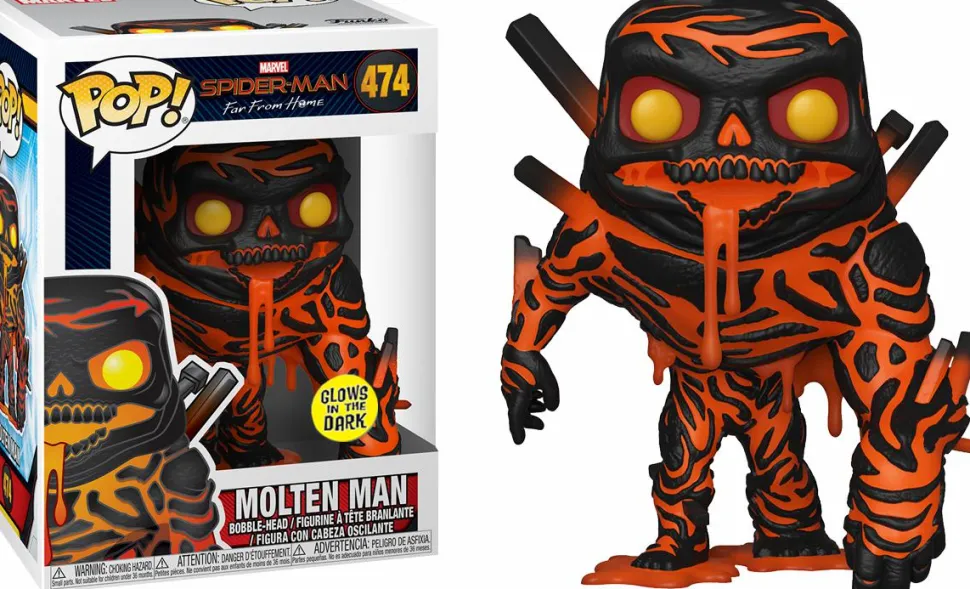 Spider-Man: Far From Home - Molten Man Glow in the Dark Pop! Vinyl Figure