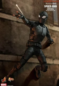 Spider-Man: Far From Home - Spider-Man Stealth Suit & Mysterio's Iron Man Illusion Hot Toys 1/6th Scale Action Figure Bundle (Set of 2)