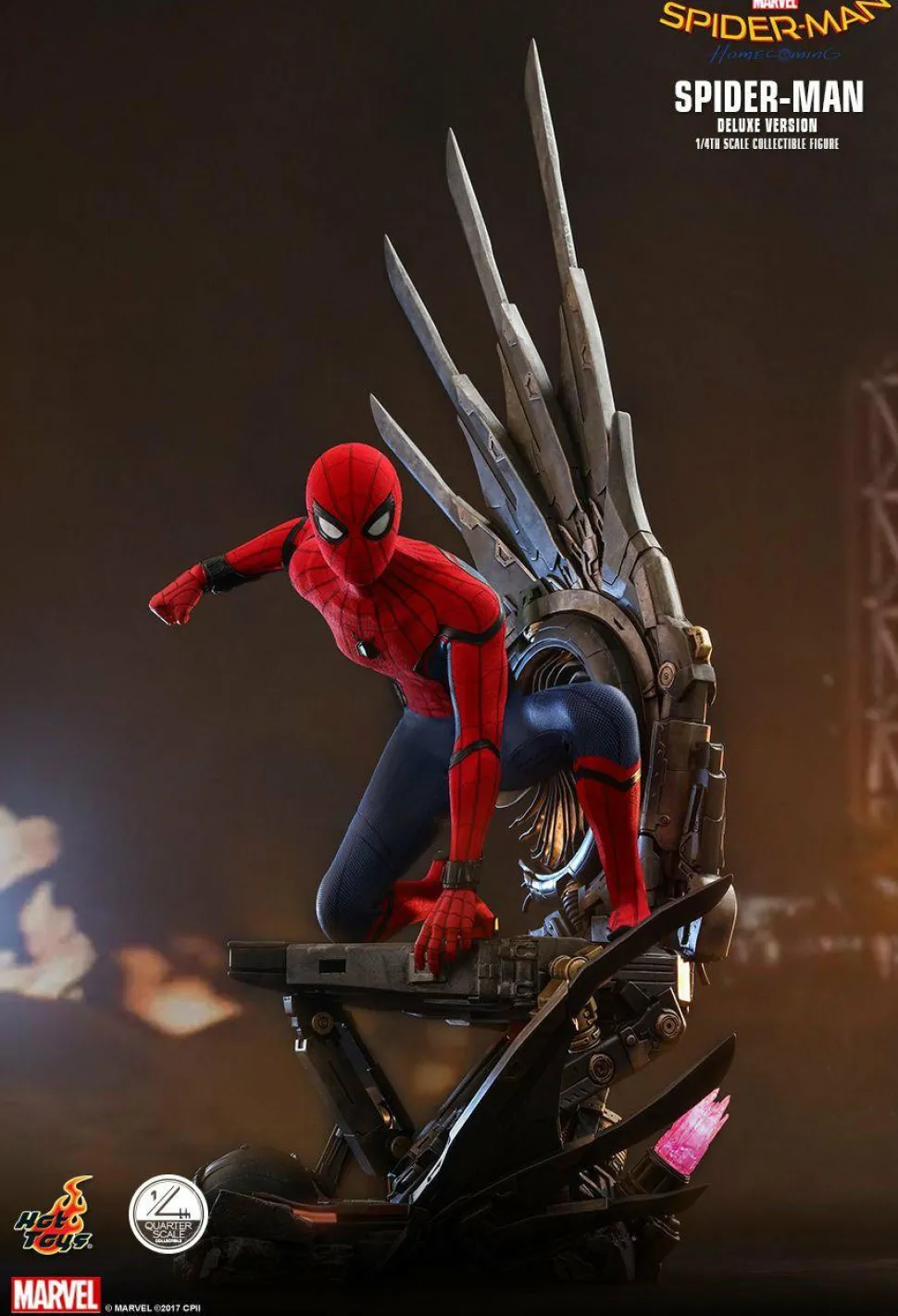 Spider-Man: Homecoming - Spider-Man Deluxe 1/4 Scale Hot Toys Action Figure