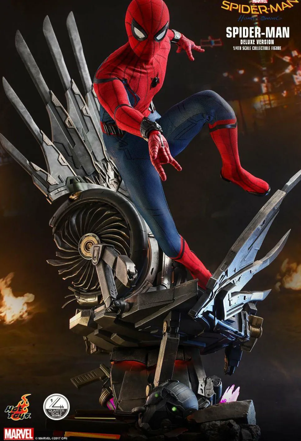 Spider-Man: Homecoming - Spider-Man Deluxe 1/4 Scale Hot Toys Action Figure