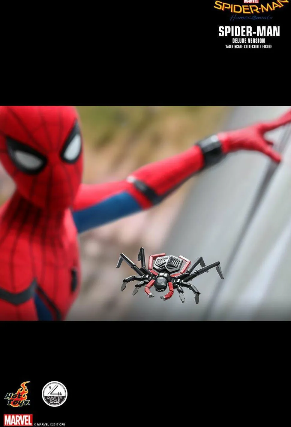 Spider-Man: Homecoming - Spider-Man Deluxe 1/4 Scale Hot Toys Action Figure