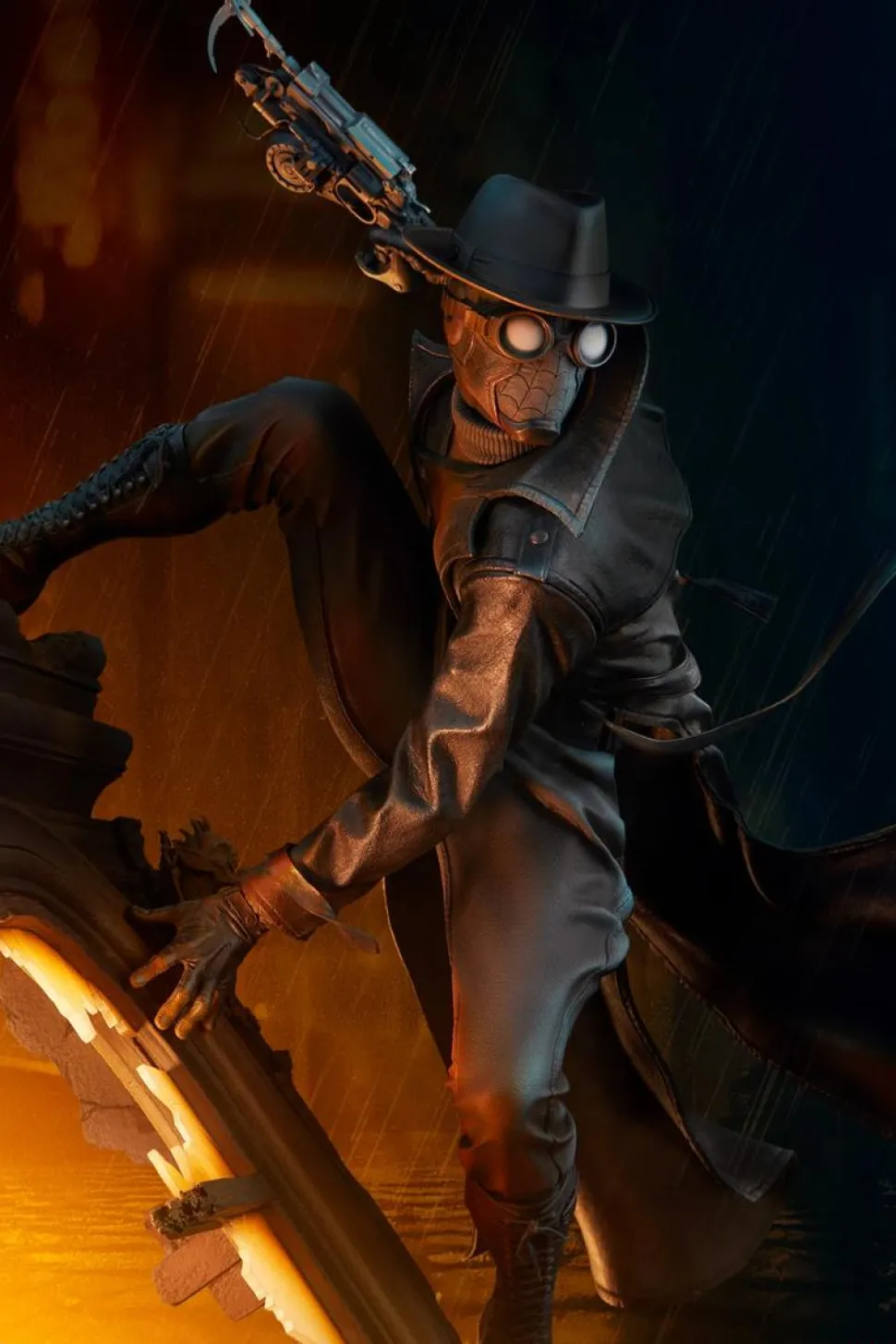 Spider-Man: Into The Spider-Verse - Spider-Man Noir 27" Premium Format Statue