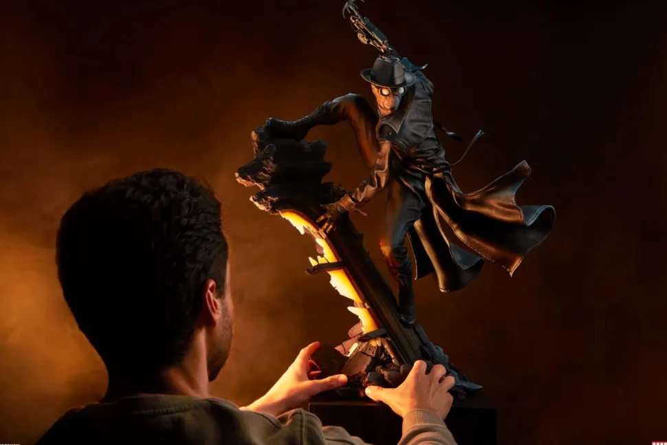 Spider-Man: Into The Spider-Verse - Spider-Man Noir 27" Premium Format Statue