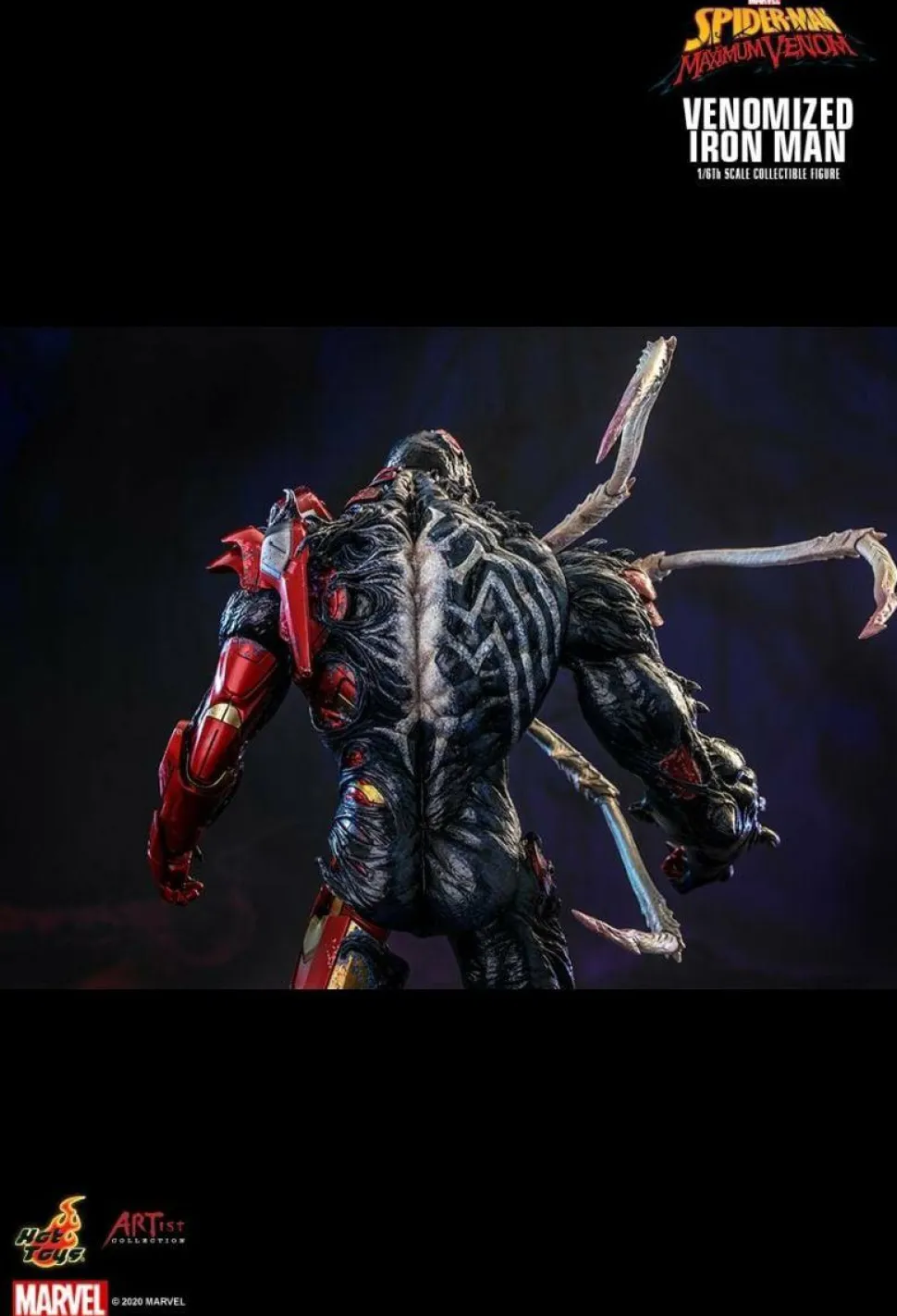 Spider-Man: Maximum Venom - Venomized Iron Man 1/6th Scale Hot Toys Action Figure