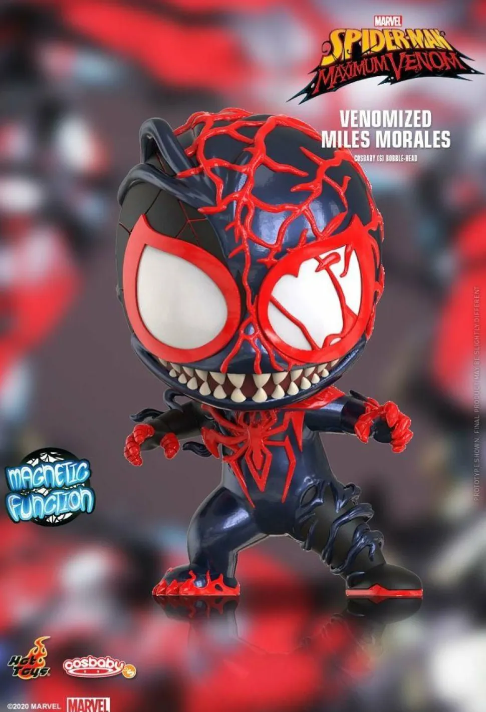 Spider-Man: Maximum Venom - Venomized Miles Morales Cosbaby (S) Hot Toys Figure