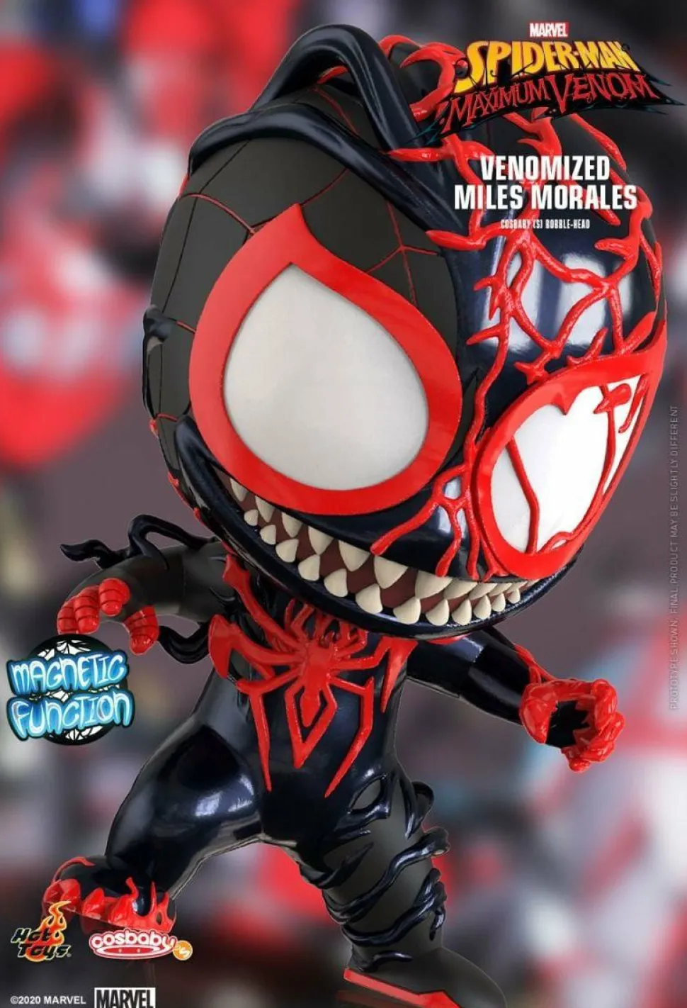 Spider-Man: Maximum Venom - Venomized Miles Morales Cosbaby (S) Hot Toys Figure