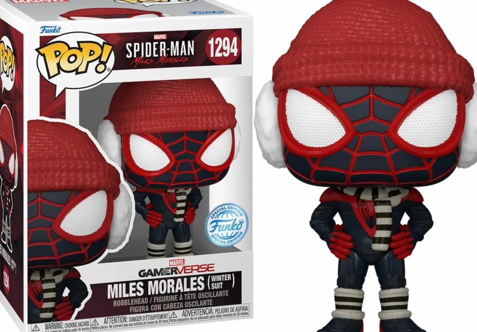 Spider-Man: Miles Morales - Miles Morales (Winter Suit) Pop! Vinyl Figure