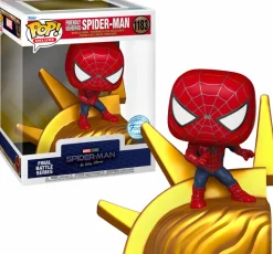 Spider-Man: No Way Home - Friendly Neighbourhood Spider-Man Final Battle Series Build-A-Scene Deluxe Pop! Vinyl Figure