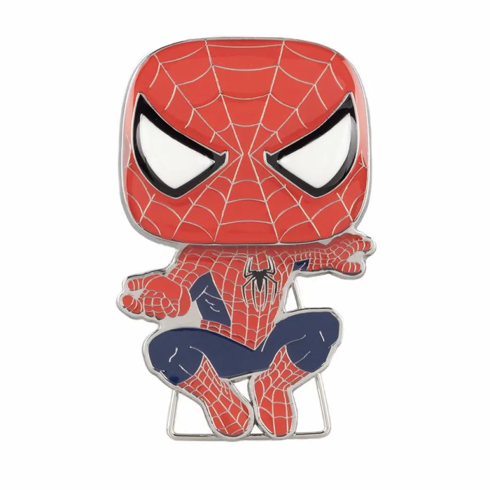Spider-Man: No Way Home - Friendly Neighborhood Spider-Man Glow-in-the-Dark 4" Pop! Enamel Pin