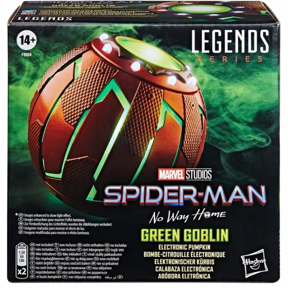 Spider-Man: No Way Home - Green Goblin Pumpkin Bomb Marvel Legends Electronic 1:1 Scale Life-Size Prop Replica