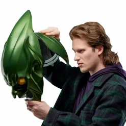 Spider-Man: No Way Home - Green Goblin Helmet Marvel Legends Premium Roleplay 1:1 Scale Life-Size Prop Replica