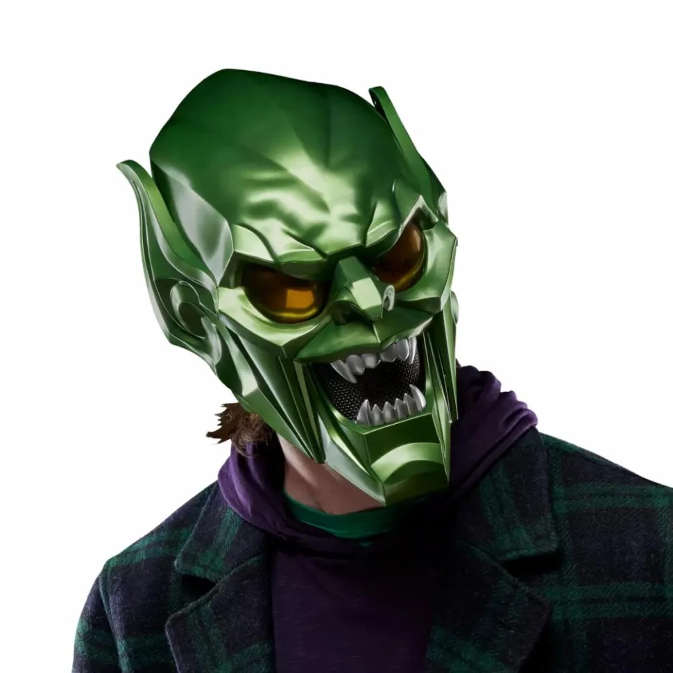 Spider-Man: No Way Home - Green Goblin Helmet Marvel Legends Premium Roleplay 1:1 Scale Life-Size Prop Replica