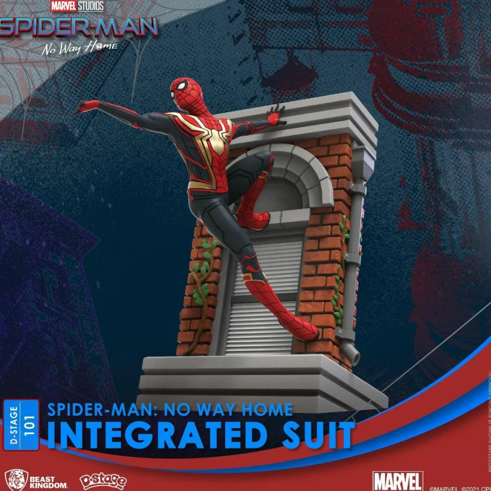 Spiderman: No Way Home - Spiderman Integrated Suit D-Stage 6” Statue