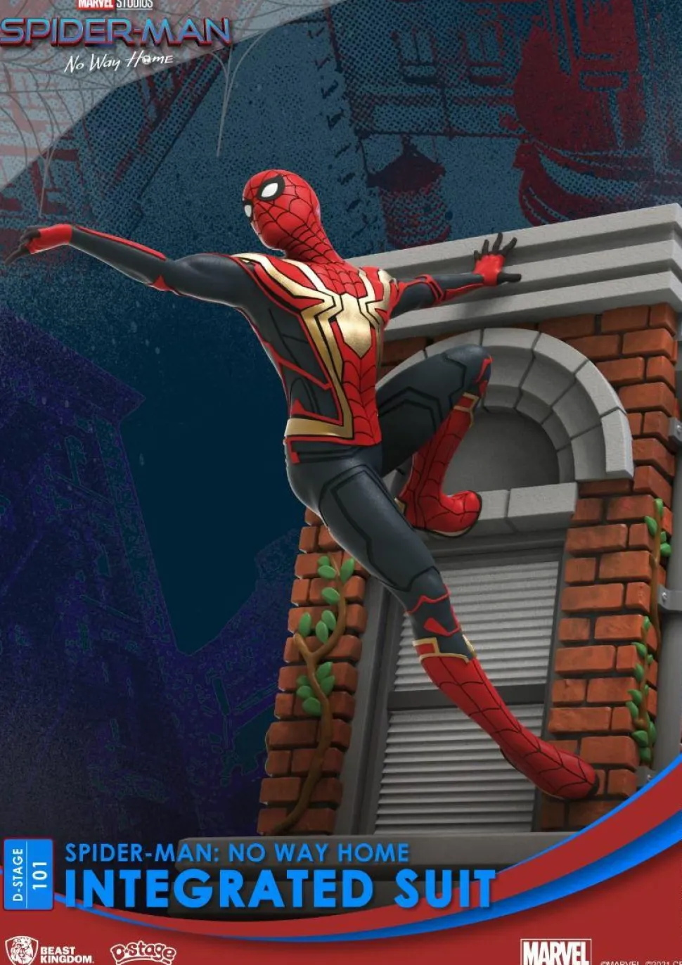 Spiderman: No Way Home - Spiderman Integrated Suit D-Stage 6” Statue