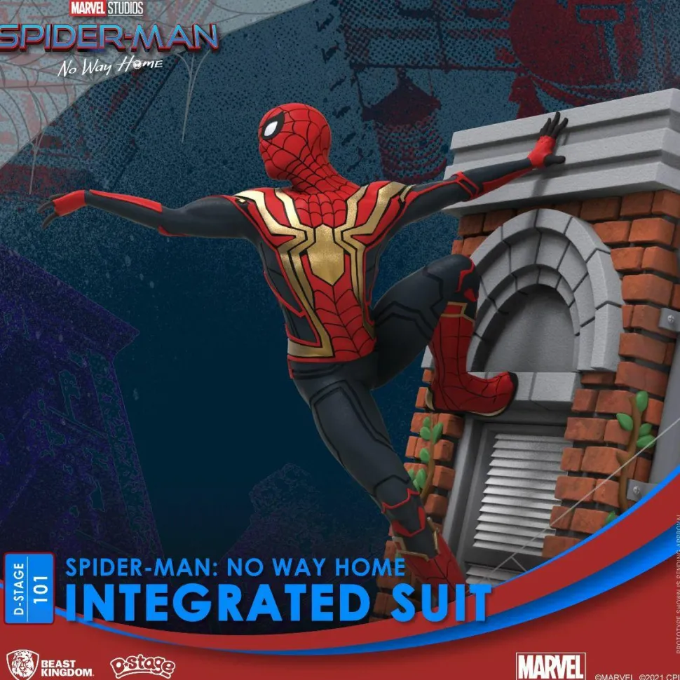 Spiderman: No Way Home - Spiderman Integrated Suit D-Stage 6” Statue