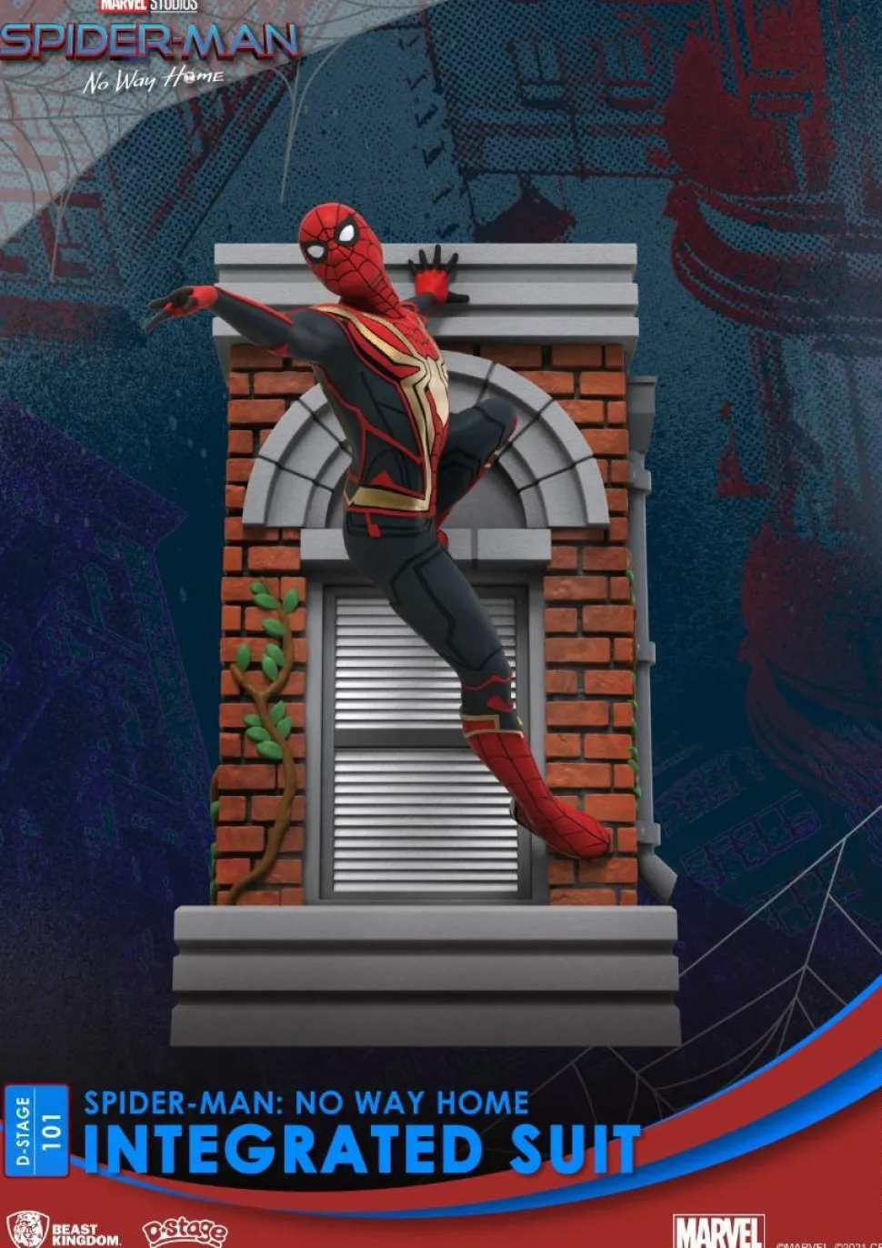 Spiderman: No Way Home - Spiderman Integrated Suit D-Stage 6” Statue