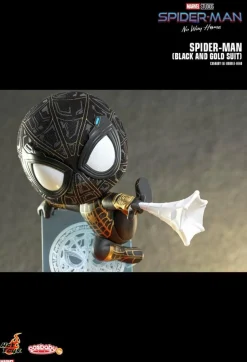Spider-Man: No Way Home - Spider-Man Black & Gold Suit Cosbaby (S) Hot Toys Figure