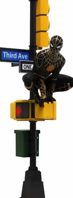 Spiderman: No Way Home - Spiderman Black and Gold Suit D-stage 6” Statue