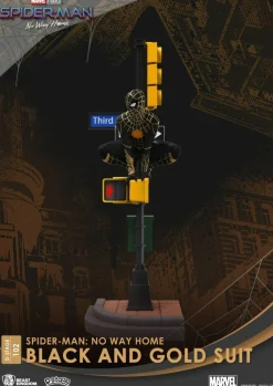 Spiderman: No Way Home - Spiderman Black and Gold Suit D-stage 6” Statue
