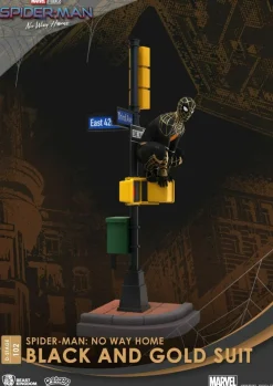 Spiderman: No Way Home - Spiderman Black and Gold Suit D-stage 6” Statue