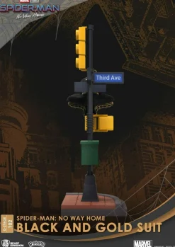 Spiderman: No Way Home - Spiderman Black and Gold Suit D-stage 6” Statue