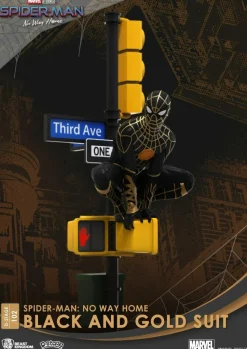Spiderman: No Way Home - Spiderman Black and Gold Suit D-stage 6” Statue
