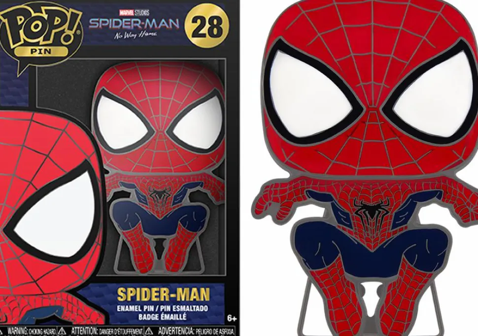 Spider-Man: No Way Home - The Amazing Spider-Man Glow-in-the-Dark 4" Pop! Enamel Pin