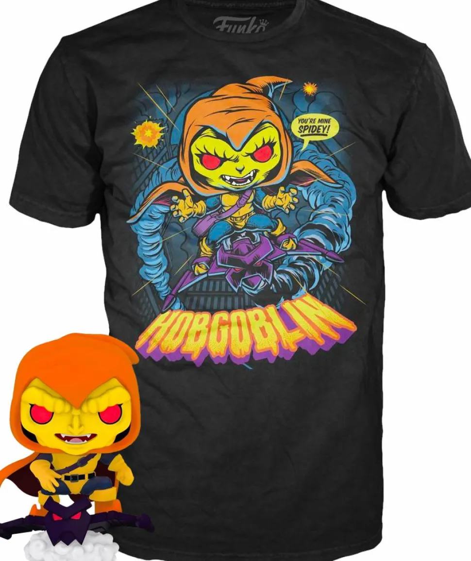 Spider-Man: The Animated Series - Hobgoblin Glow in the Dark Pop! Vinyl Figure & T-Shirt Box Set
