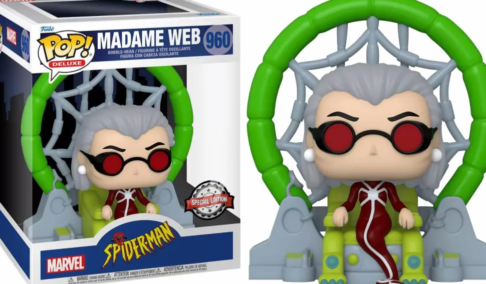 Spider-Man: The Animated Series - Madame Web Deluxe Pop! Vinyl Figure