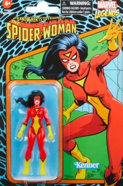 Spider-Woman - Spider-Woman Retro Marvel Legends Kenner 3.75” Action Figure