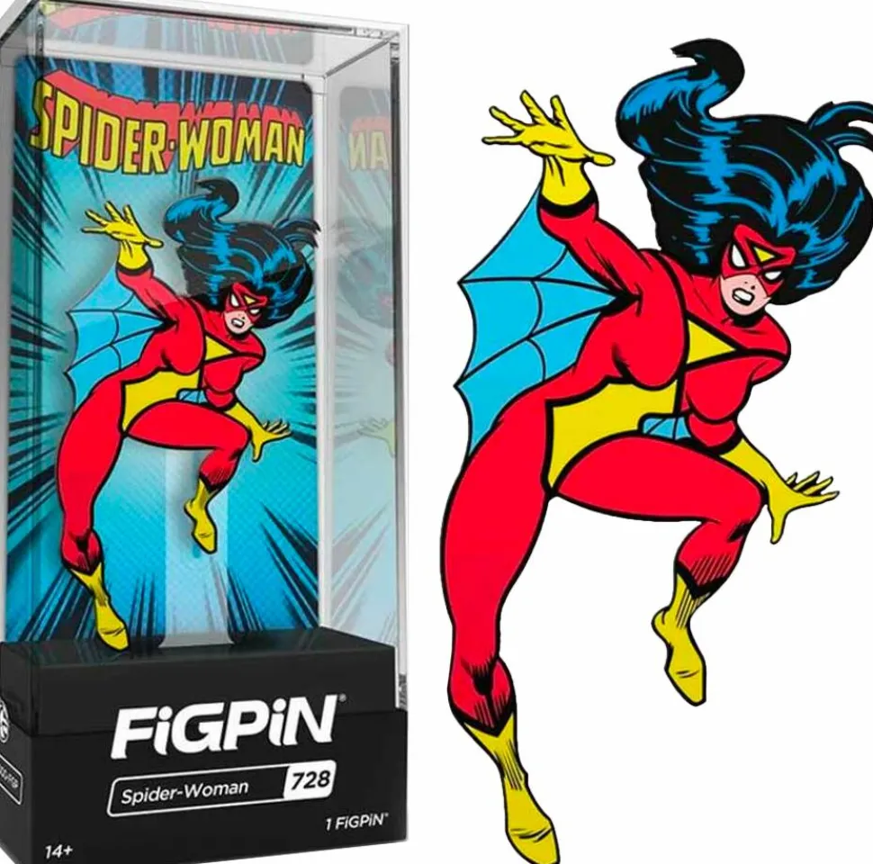 Spider-Woman - Spider-Woman FigPin Enamel Pin (Entertainment Earth Exclusive)