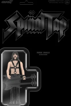 Spinal Tap - Derek Smalls (None More Black) ReAction 3.75" Action Figure (Wave 2)
