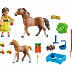 Spirit Riding Free - Playmobil Pru with Horse and Foal Playset (70122)