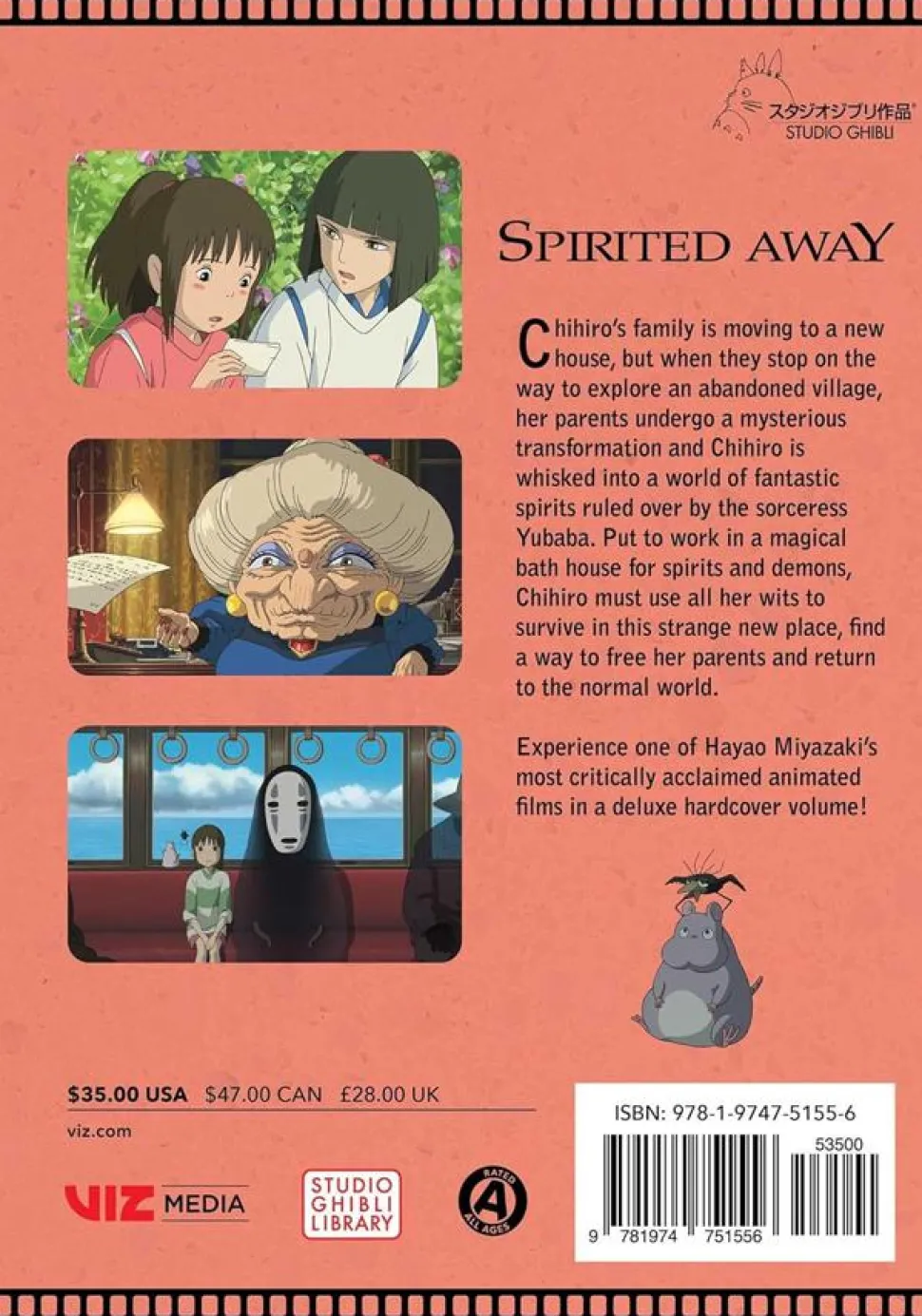 Spirited Away - Film Comic All-in-One Edition Manga Hardcover Book