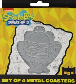 SpongeBob SquarePants - Embossed Metal Coasters 4-Pack