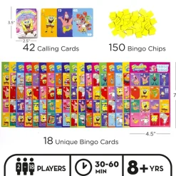 SpongeBob SquarePants - Family Bingo Card Game