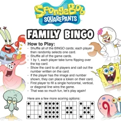 SpongeBob SquarePants - Family Bingo Card Game