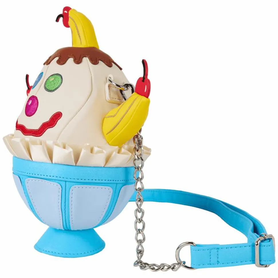 Spongebob Squarepants - Goofy Goober Ice Cream Sundae Figural 10" Faux Leather Crossbody Bag