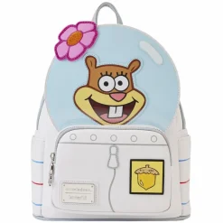 Spongebob Squarepants - Sandy Cheeks Cosplay 10” Faux Leather Mini Backpack