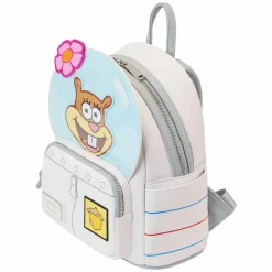 Spongebob Squarepants - Sandy Cheeks Cosplay 10” Faux Leather Mini Backpack