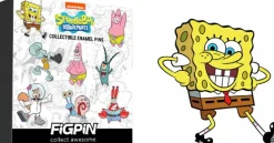 SpongeBob SquarePants - Series 1 FiGPiN Mystery Blind Box Mini Enamel Pin (Single Unit)