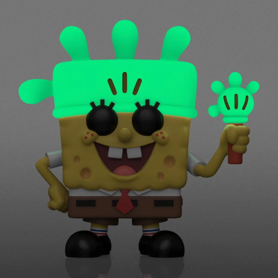 Spongebob Squarepants - Spongebob Squarepants Glow in the Dark Pop! Vinyl Figure 4-Pack