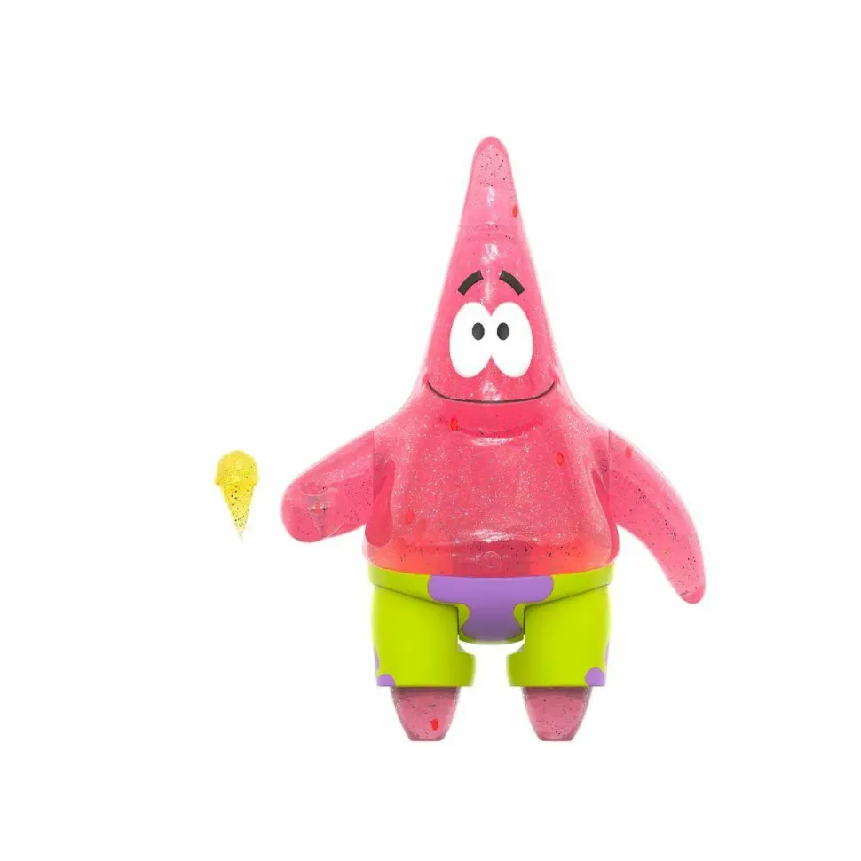 SpongeBob SquarePants - Spongebob & Patrick Best Friends Glitter ReAction 3.75” Action Figure 2-Pack (2022 SDCC Exclusive)