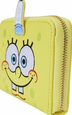 Spongebob Squarepants - 25th Anniversary Spongebob 4" Faux Leather Zip-Around Wallet