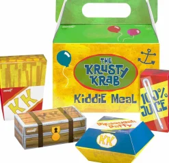 SpongeBob SquarePants - The Krusty Krab Kiddie Meal ReAction 3.75” Action Figure 4-Pack (2020 NYCC Exclusive)